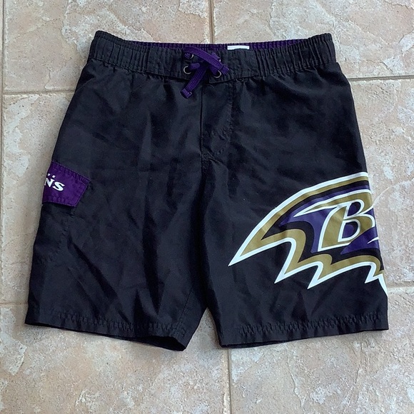 💥 Baltimore Ravens swim trunks sz med read - Picture 1 of 6